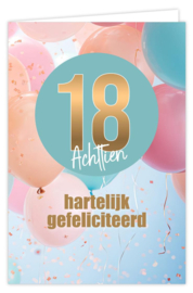 18 hartelijk gefeliciteerd