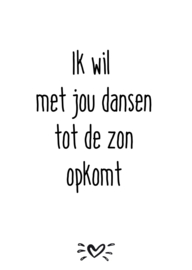 A6 kaart ik wil met jou dansen