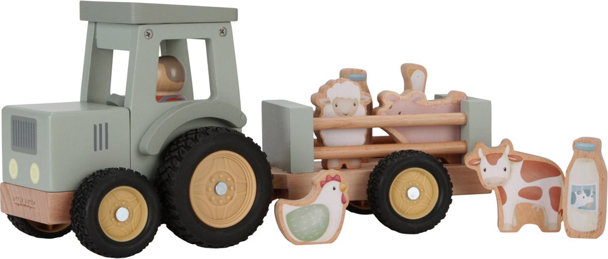 LD7149 tractor met trailer farm