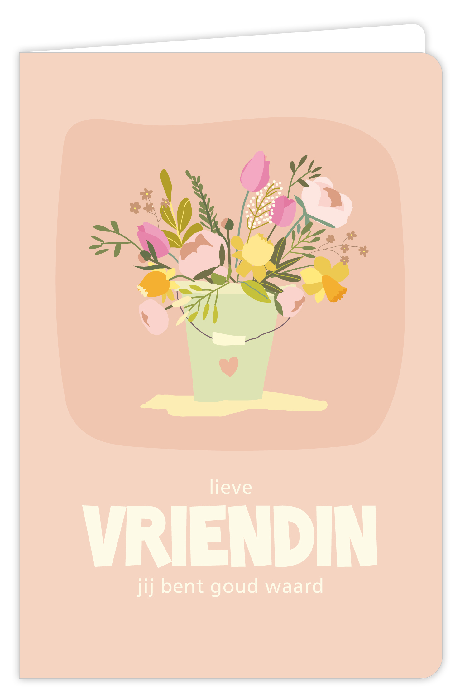 Lieve vriendin jij bent goud waard
