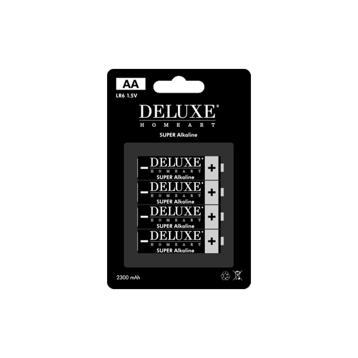 DeluxeHomeart batteries AA LR6 1.5 V
