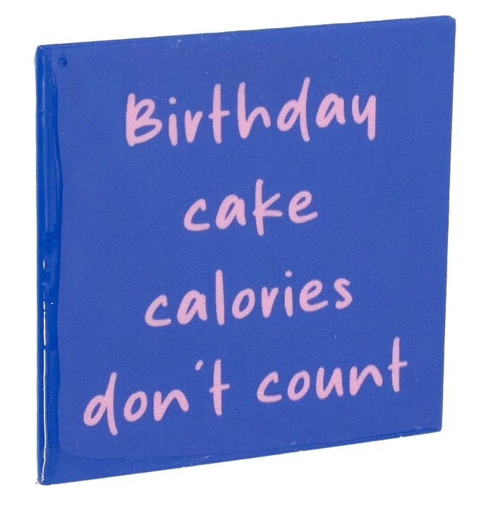 Tegeltje birthday cake calories