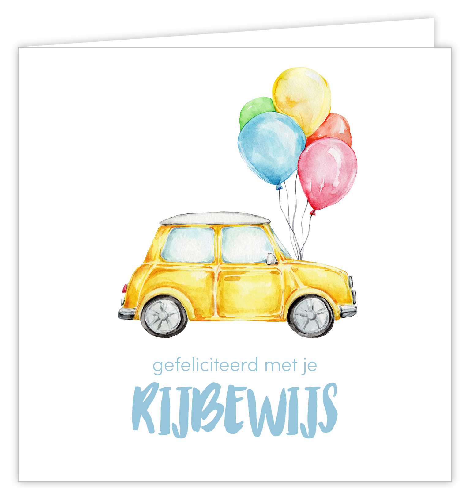 Gefeliciteerd met je rijbewijs