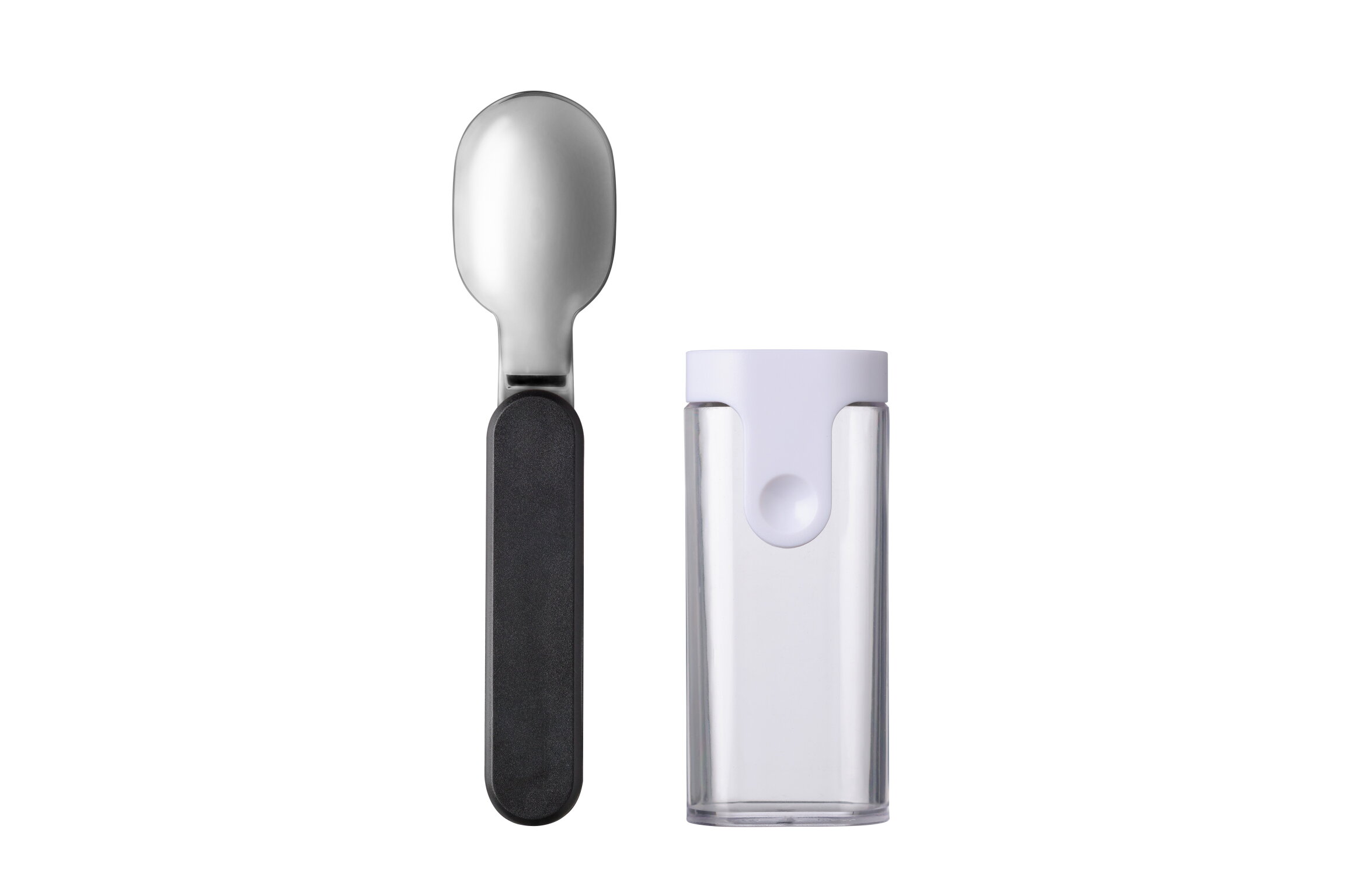 folding spoon ellipse - nordic black