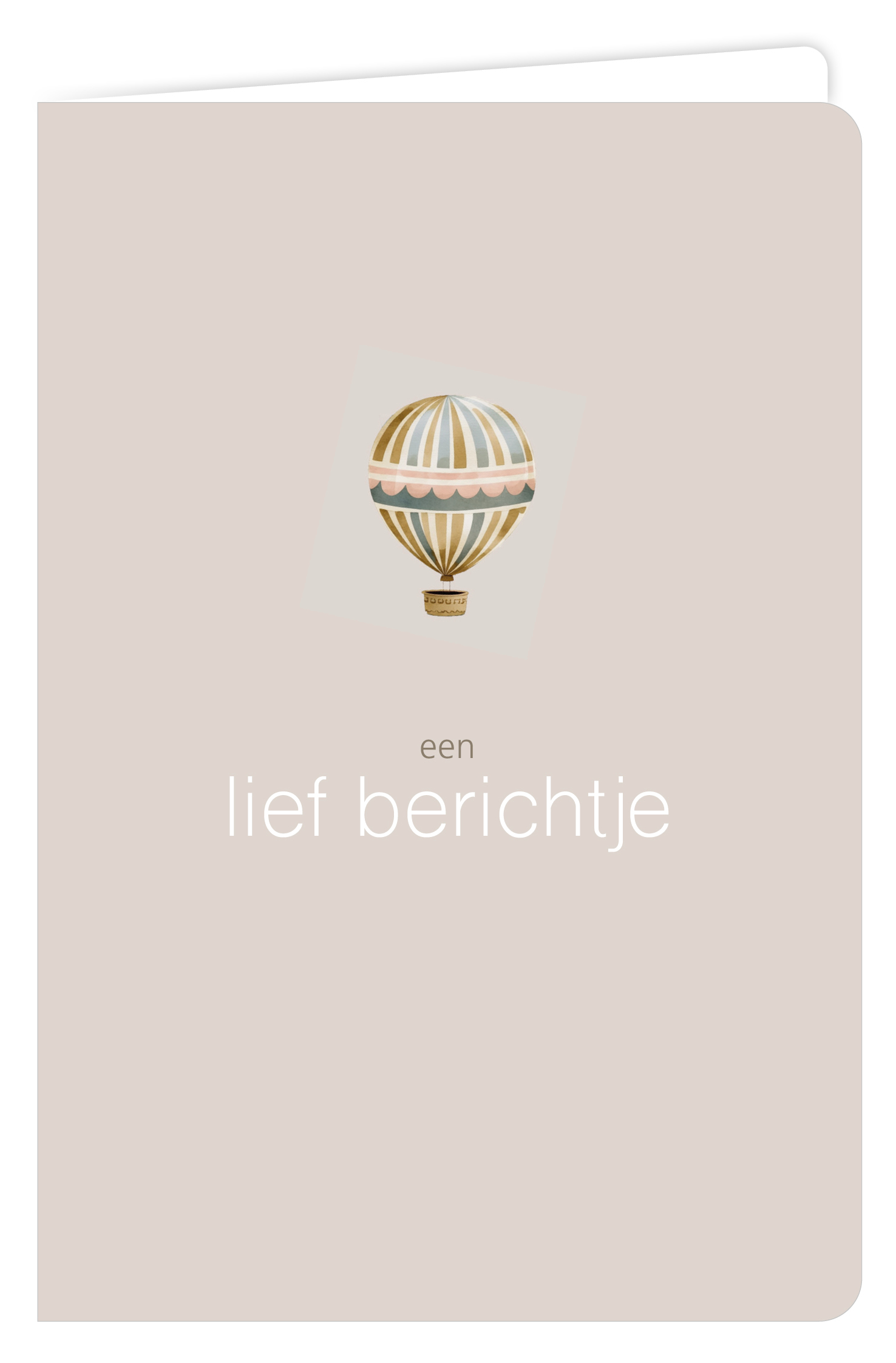 Een lief berichtje