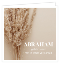 Abraham gefeliciteerd met je 50ste verjaardag