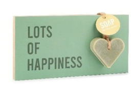 SOAP for the world Tegeltje - Lots of happiness