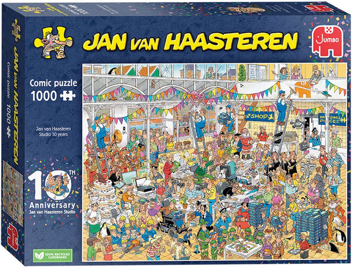 Jan van Haasteren Studio 10 jaar! 1000