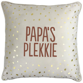 Sierkussen - Papas plekkie