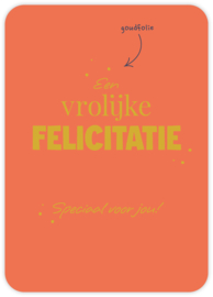 Een vrolijke felicitatie Speciaal voor jou!