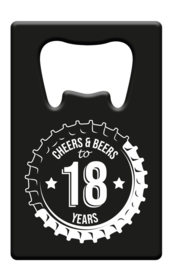 Metal beer opener - 18