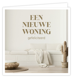 Een nieuwe woning gefeliciteerd