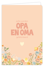 Jullie worden opa en oma gefeliciteerd