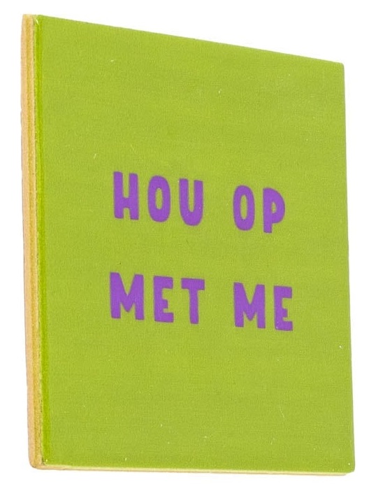 Tegeltje hou op met me