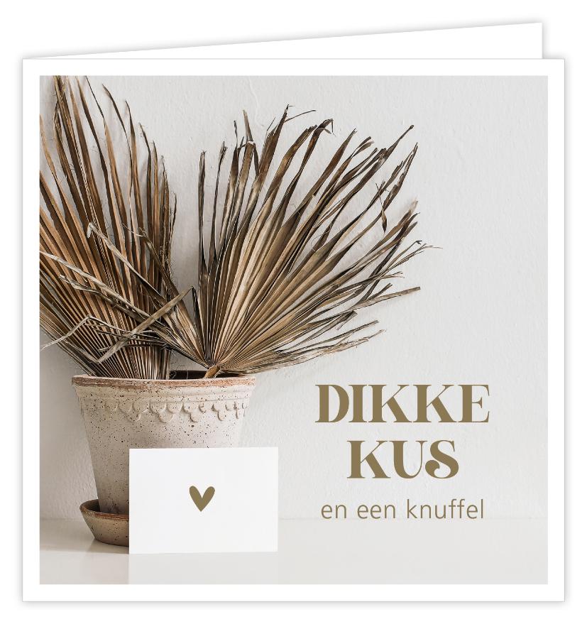 Dikke kus en een knuffel