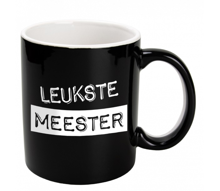 Black en White Mugs - Meester