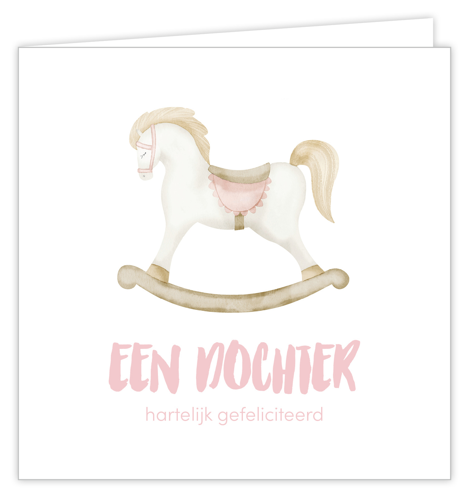Een dochter hartelijk gefeliciteerd