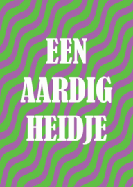 A6 kaart  een aardig heidje