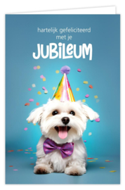 Hartelijk gefeliciteerd met je jubileum