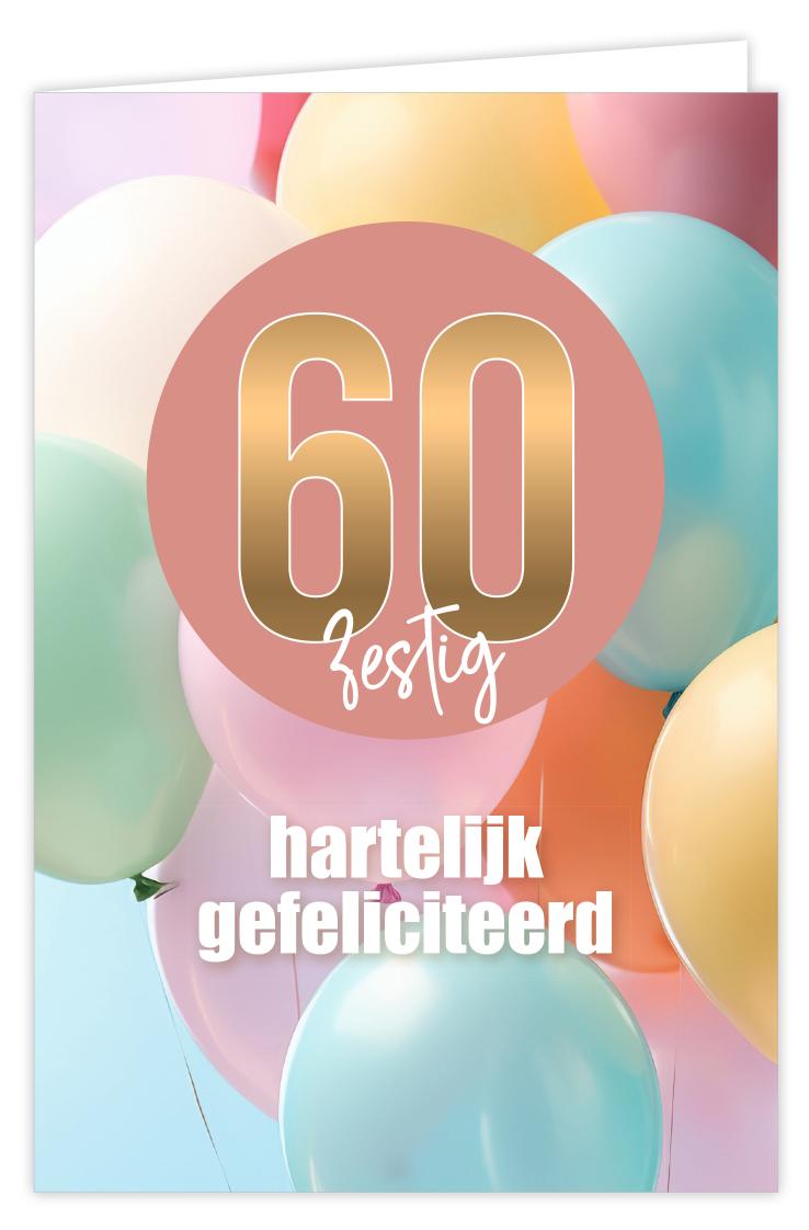 60 hartelijk gefeliciteerd