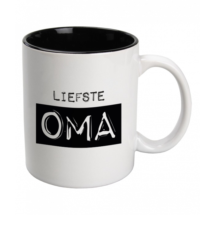 Black en White Mugs - Oma