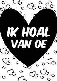 A6 kaart ik hoal van oe