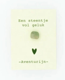 Cadeau kaartje Aventurijn