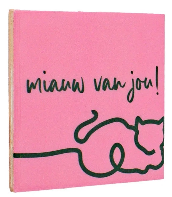 Tegeltje miauw van jou