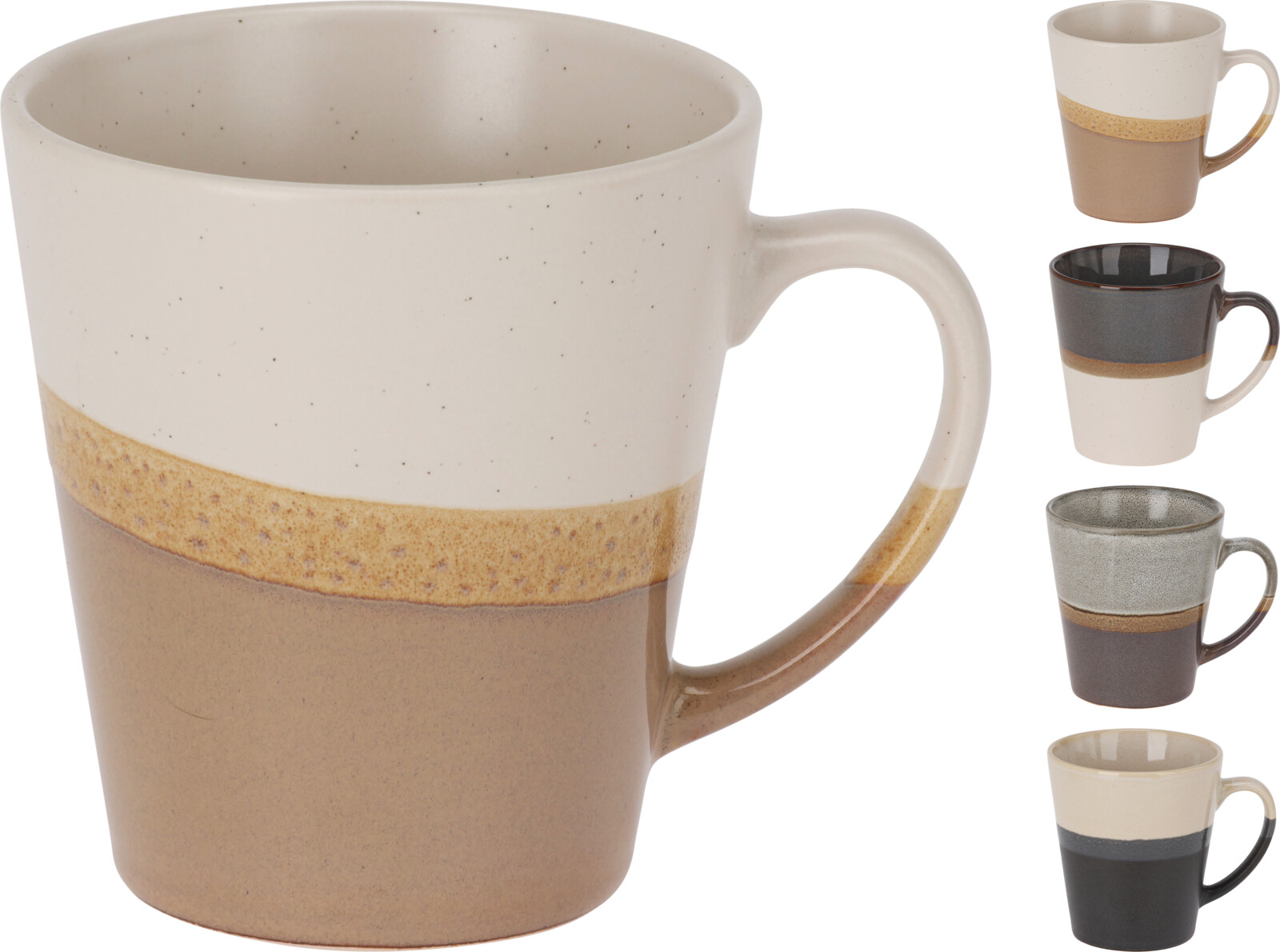 BEKER AARDEWERK 300ML 4ASS