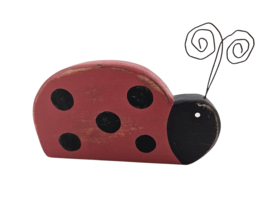 lieveheersbeestje 11x12cm  rood