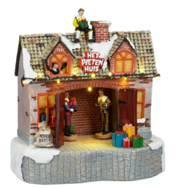 Luville Sinterklaas  Het Pietenhuis met ledverlichting