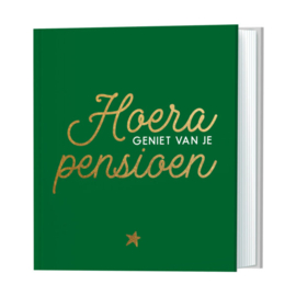 Hoera geniet van je pensioen kleur