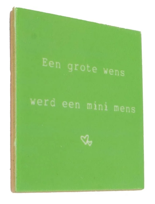 Tegeltje een grote wens