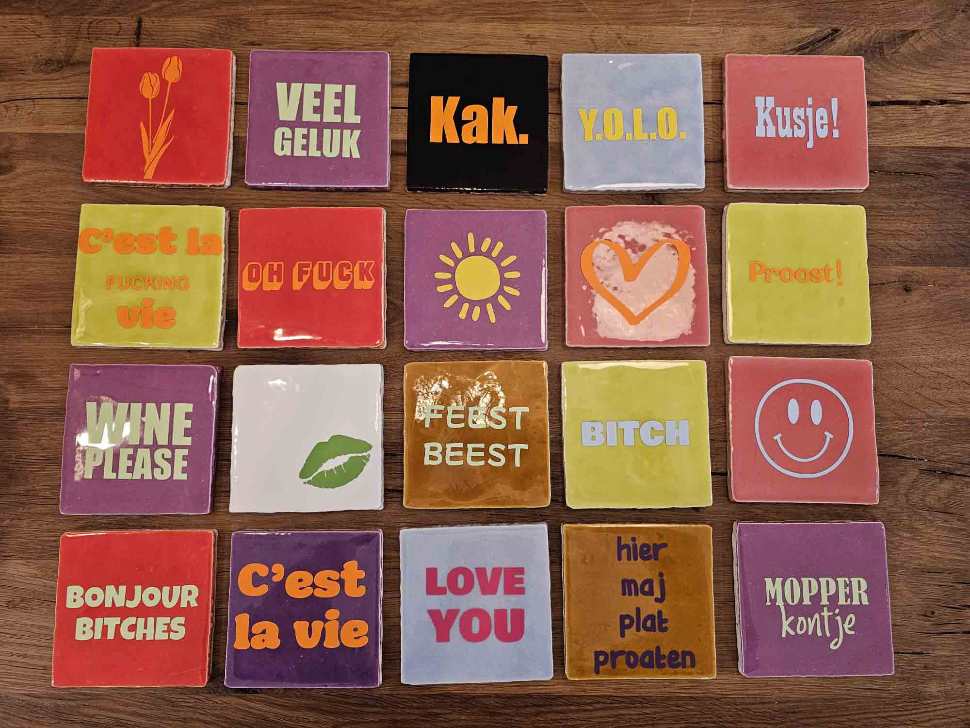 Tegeltje 10x10 cm