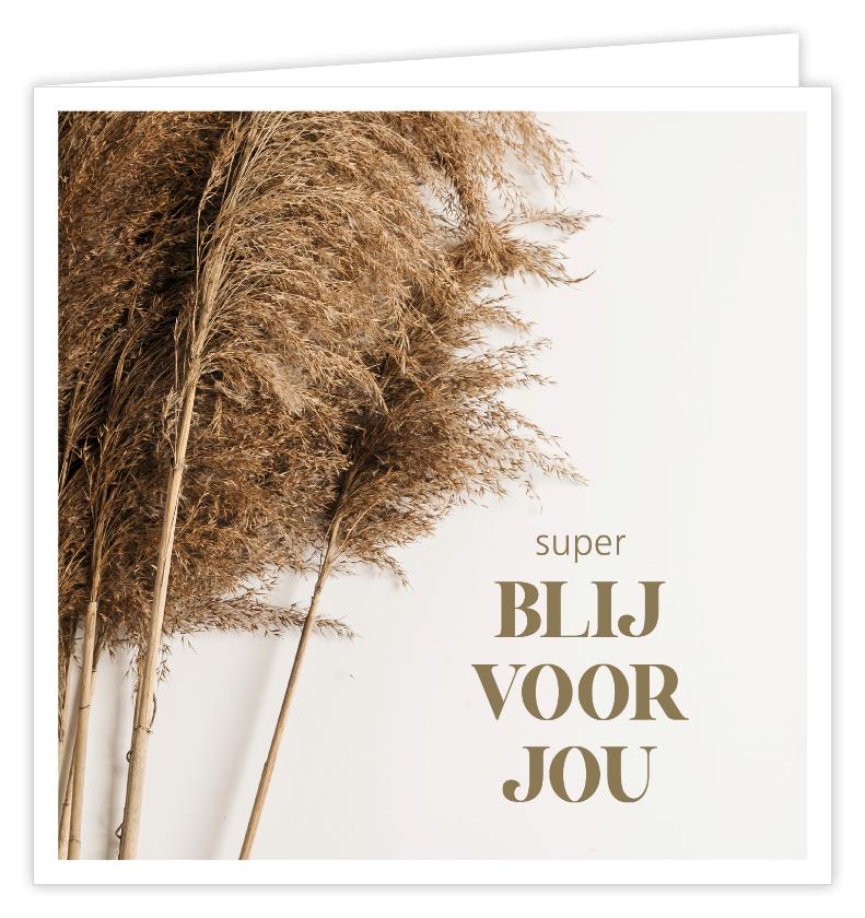 Super blij voor jou