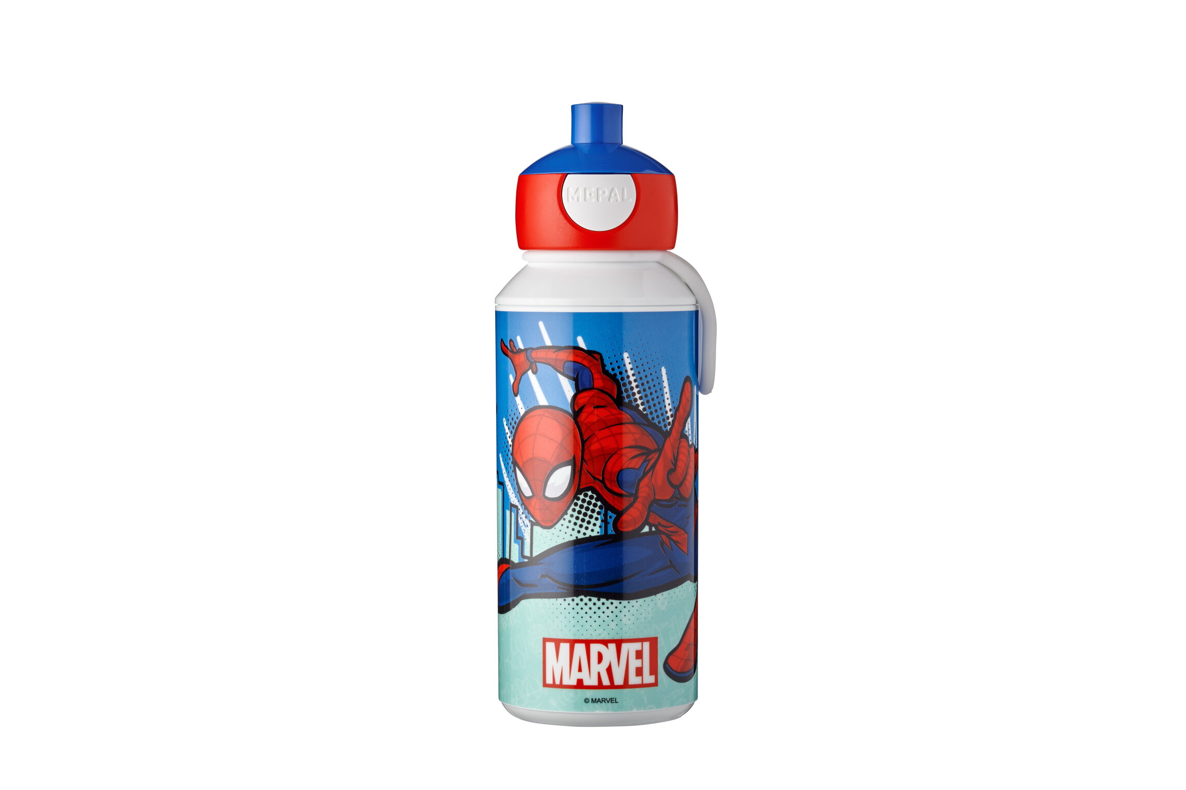 drinking bottle pop-up campus 400 ml - spiderman
