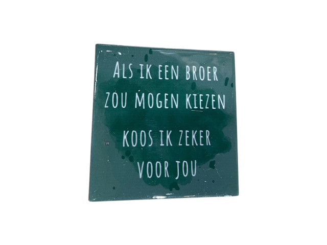 Tegeltje broer