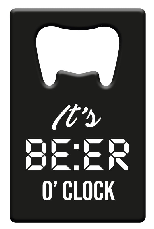 Metal beer opener - Beer oclock