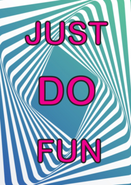 A6 kaart  just do fun