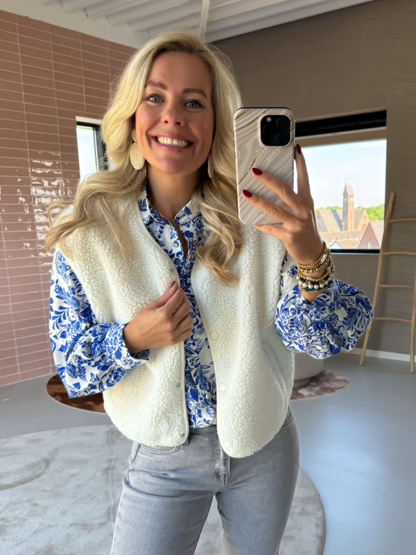 Suzanne Teddy Gilet Maat S/M