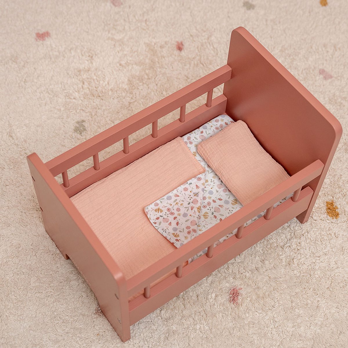 LD7097 Poppenbedje FSC incl. textiel
