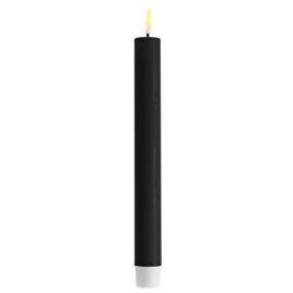 Real Flame Dinner Candle 2 pcs (24 cm) Black