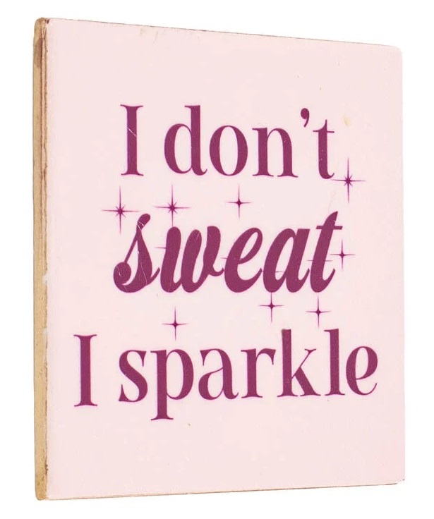 Tegeltje I dont sweat