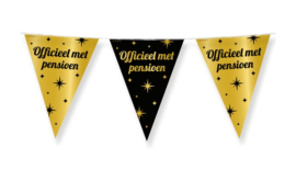 Classy Party flags foil - Pensioen