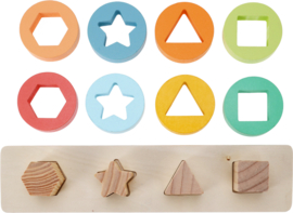 PUZZEL HOUT VORMEN SET 8