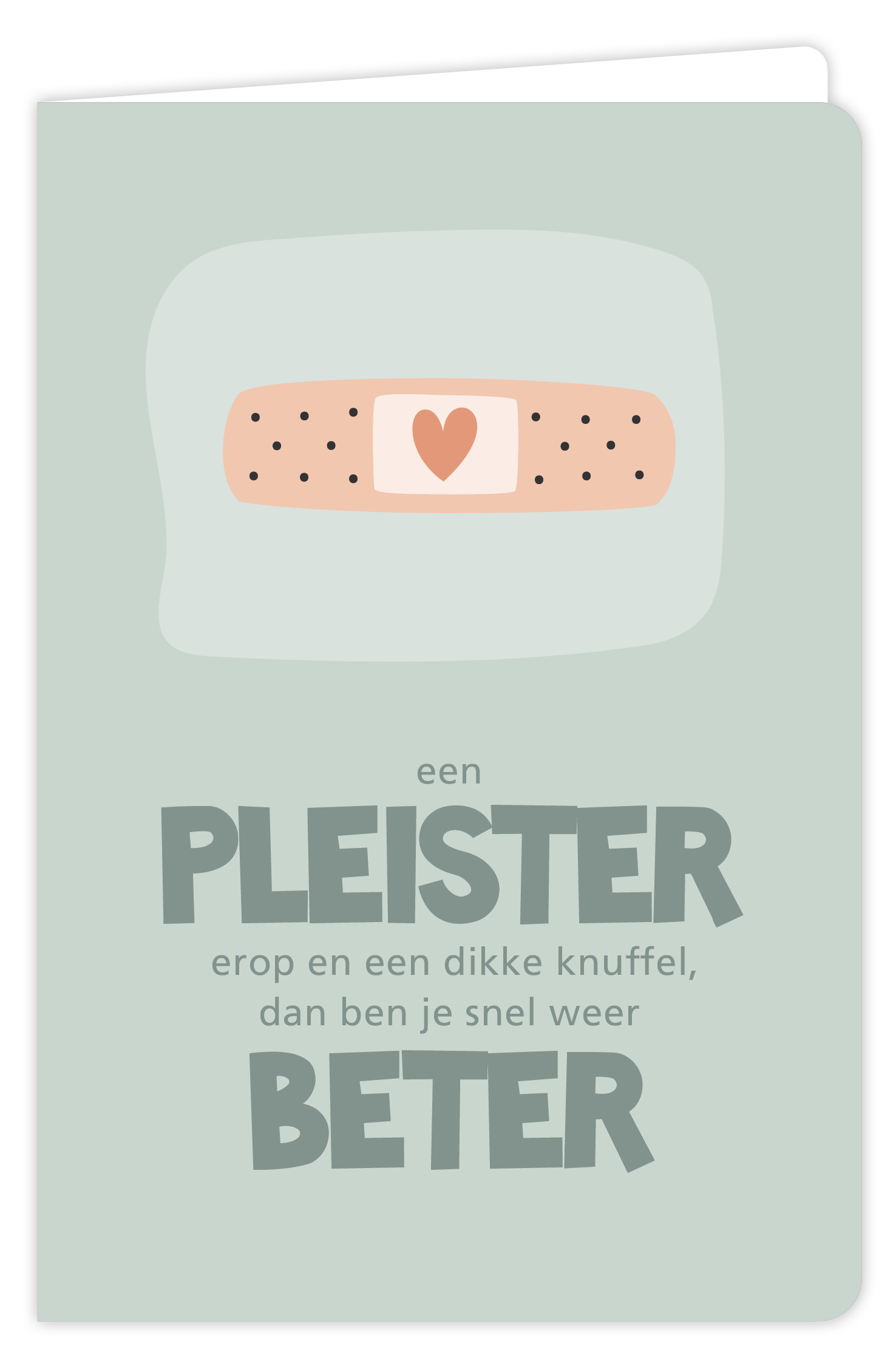 Een pleister erop en een dikke knuffel, dan ben je snel weer beter