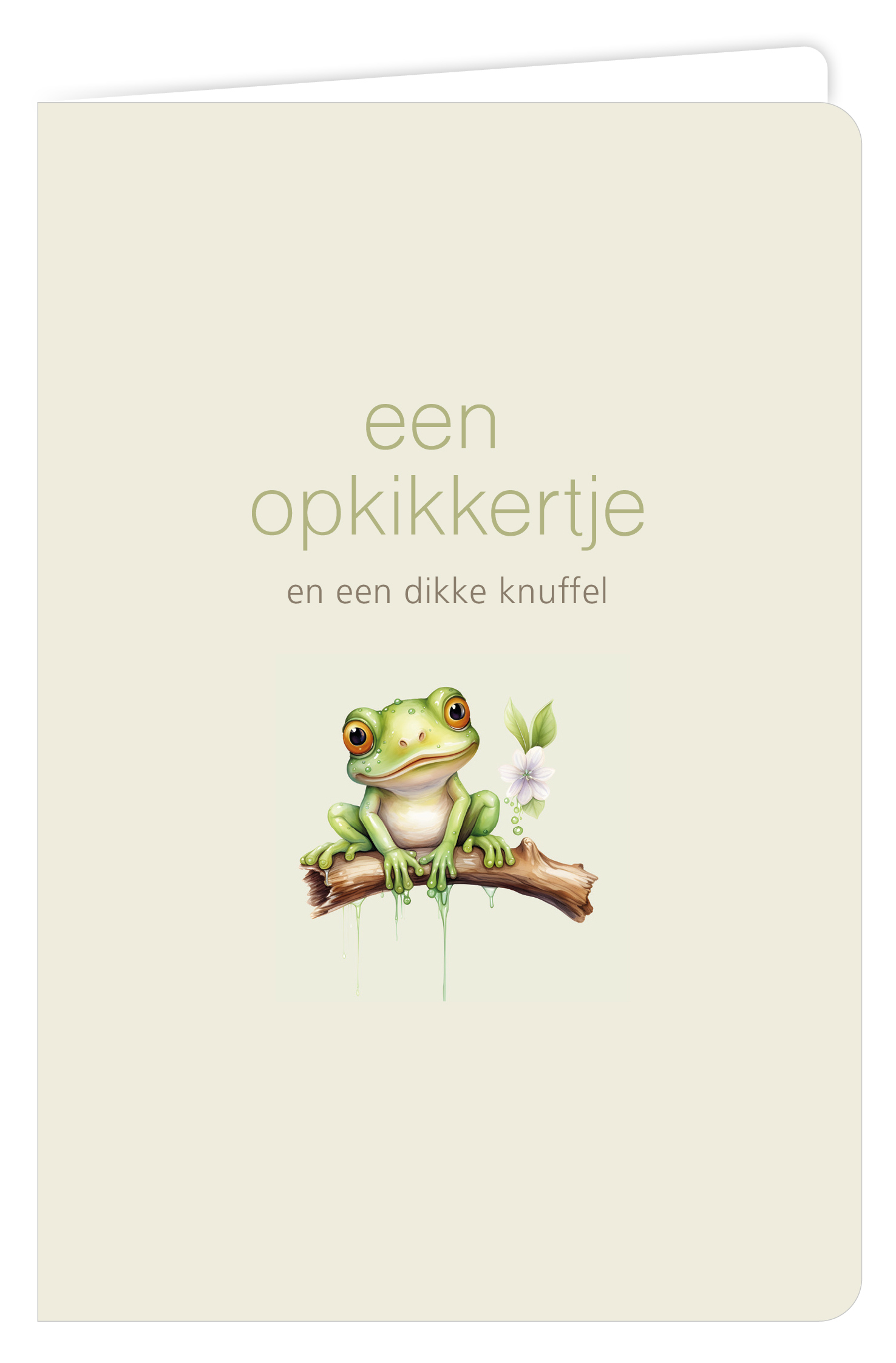 Een opkikkertje en een dikke knuffel