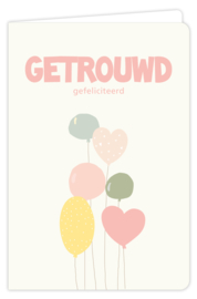 Getrouwd gefeliciteerd