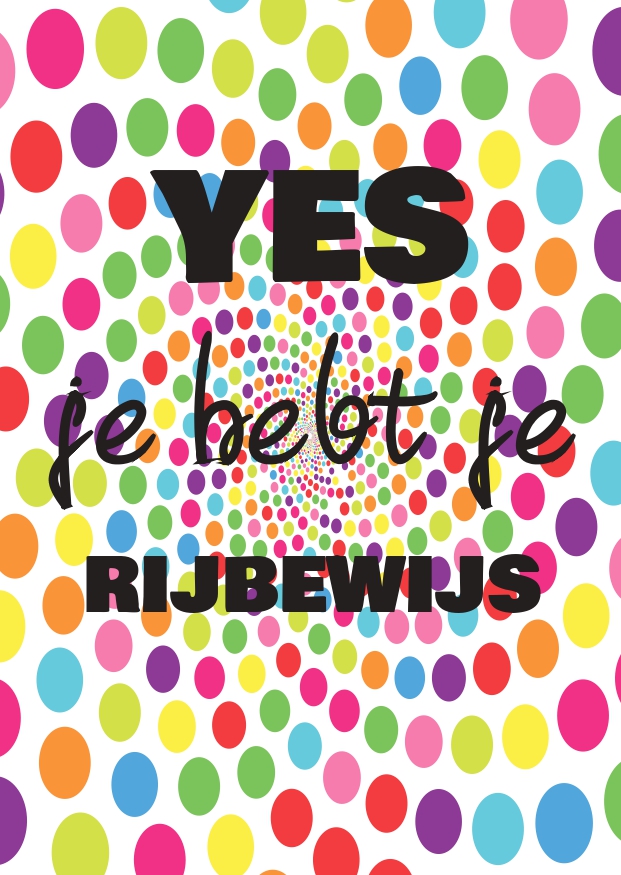 A6 kaart  yes je hebt je rijbewijs