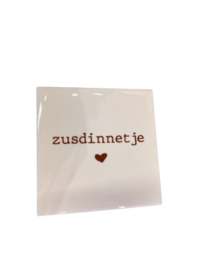 Tegeltje zusdinnetje